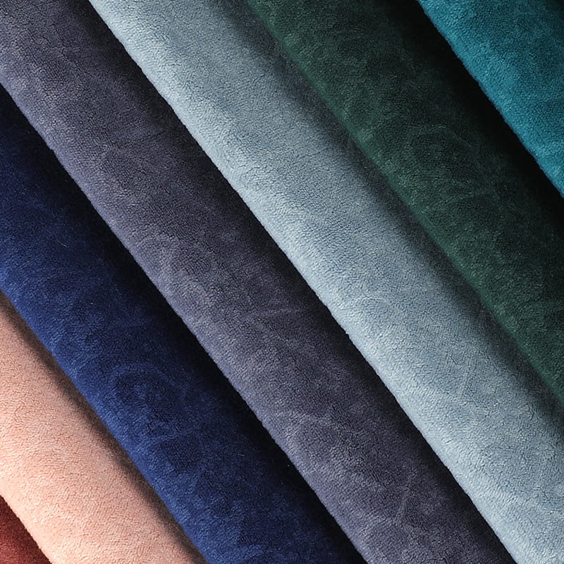 Gráficos de impressão exclusivos Snowflake Velvet Sofá Fabric