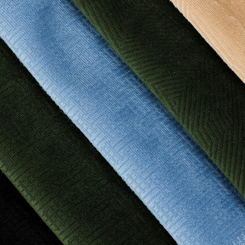 Burnoutout Super Velvet Furniture Sofá Fabric